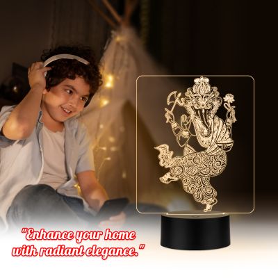 Ganesh Ji Design Night Lamp